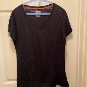 Women’s XL New Balance In Motion Black sheer athletic vneck